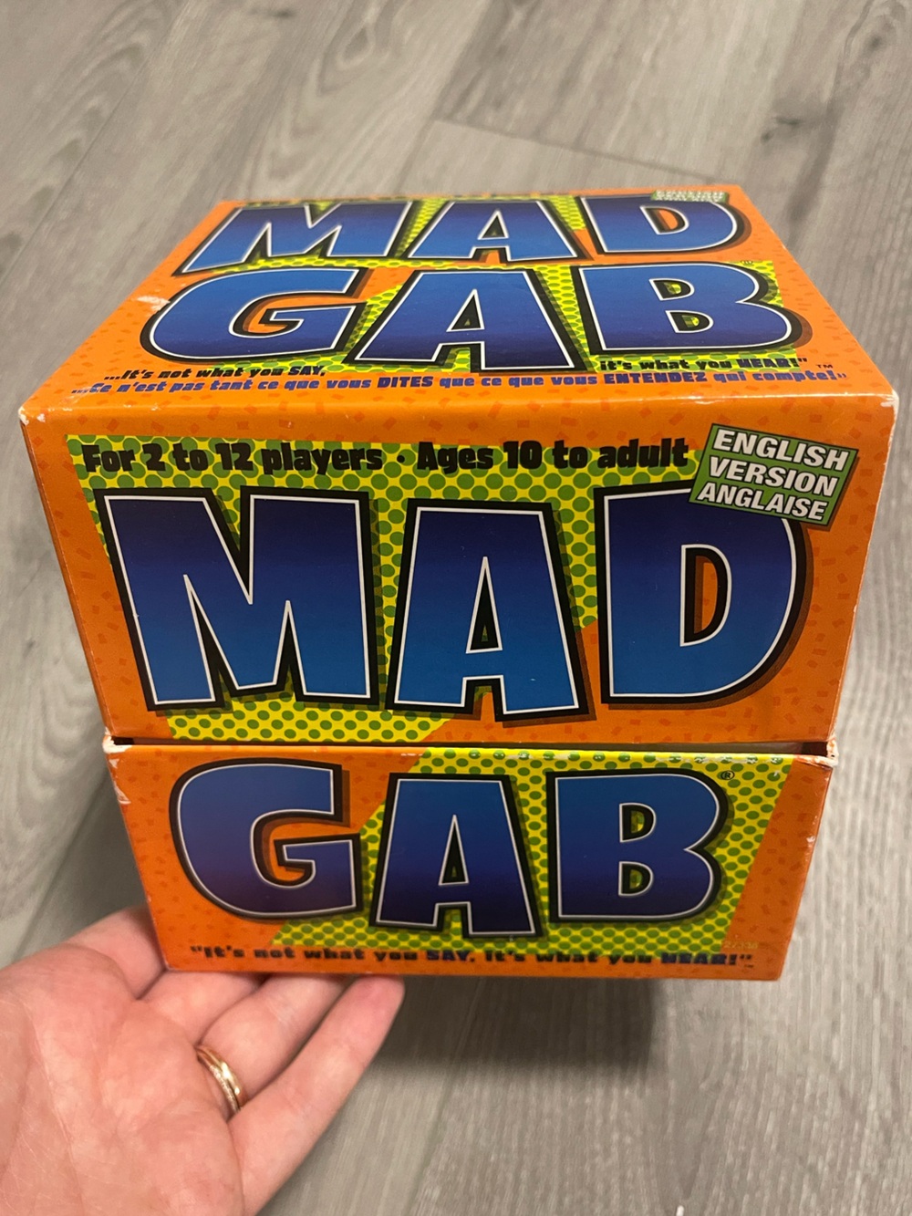 Mad Gab Original Classic Vintage Card Game 1995 MADGAB 90s Fun